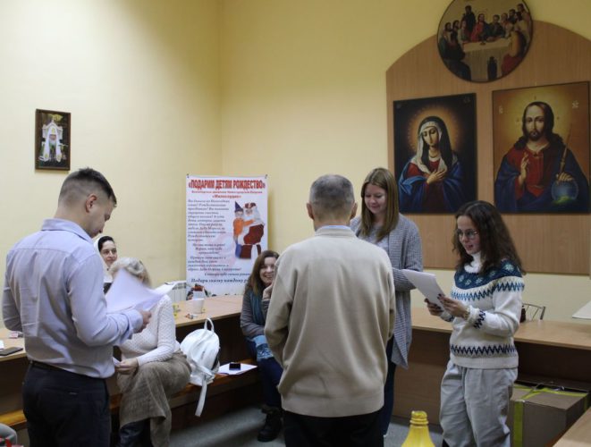 Репетиции Рождественских поздравлений