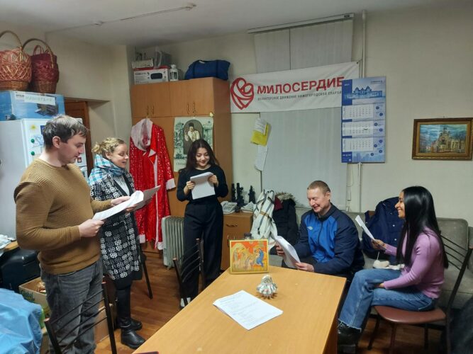 Начались Рождественские репетиции