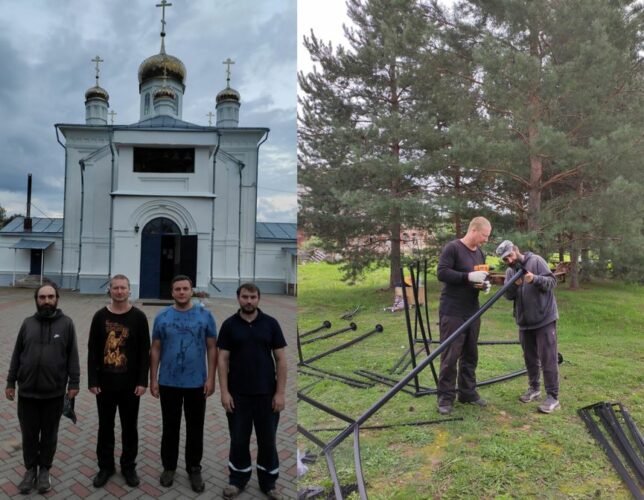 Подготовка к крестному ходу