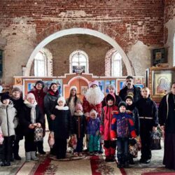 Рождественские поздравления детей в Кажлейке