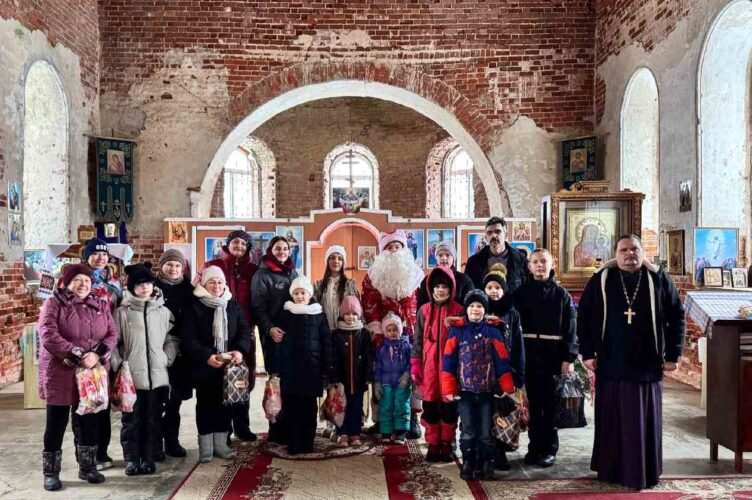 Рождественские поздравления детей в Кажлейке