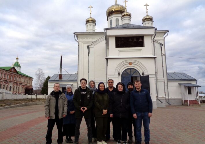 Весенние труды в монастыре