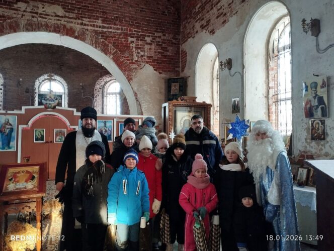 Зимний праздник для детей в Кажлейке