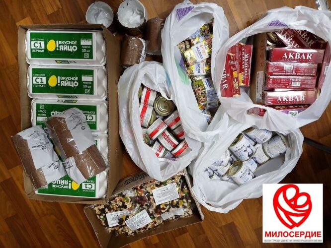 Продуктовые наборы к Пасхе